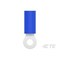 Te Connectivity Ring Terminal, #4 Stud Size, 14 AWG, 300 V, Nylon Insulated, Blue 2-328996-1 - alternate 5